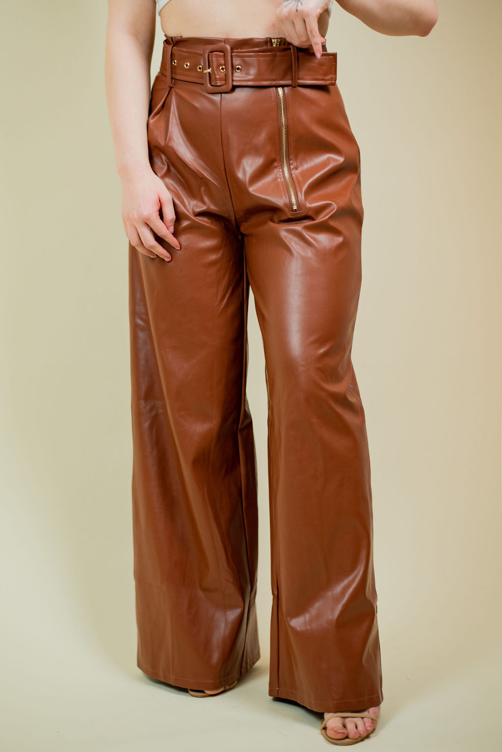 Lola faux leather pants