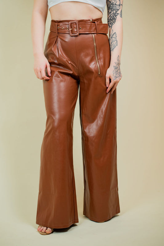 Lola faux leather pants